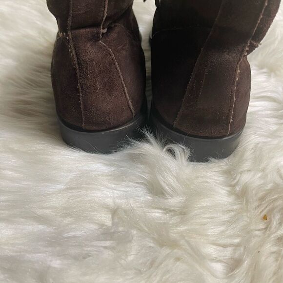 Fratelli Select leather Brown Suede high top lace up  Men’s shoes size 10M - Picture 4 of 10